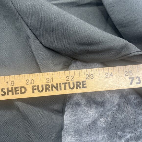 First Class Polyester Uniform Long Sleeve Button Up Shirt L 16-16.5 Green - Picture 10 of 11